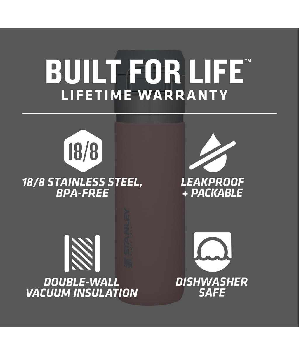 The Quick Flip Go Bottle | 24 OZ - Drink Anywhere