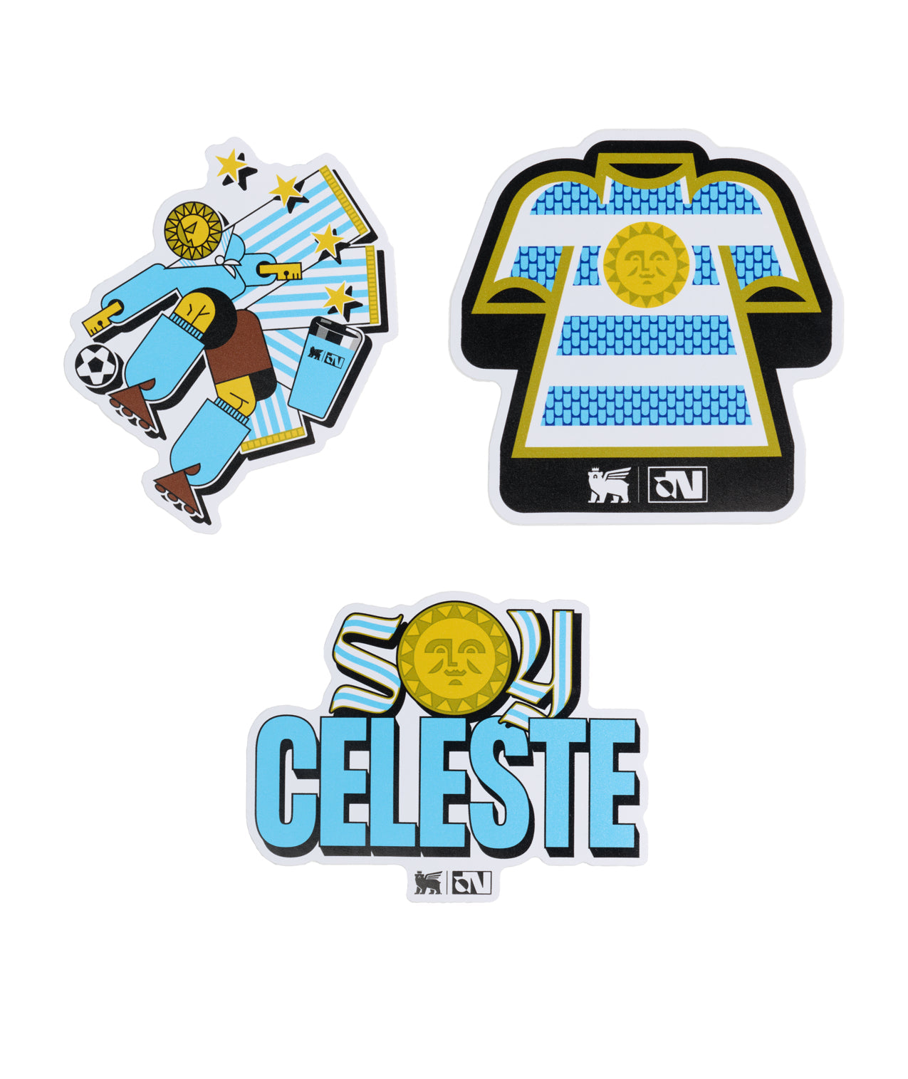 Stanley 1913 x Uruguay Fútbol Artist Sticker Pack - Fresh Sips Daily