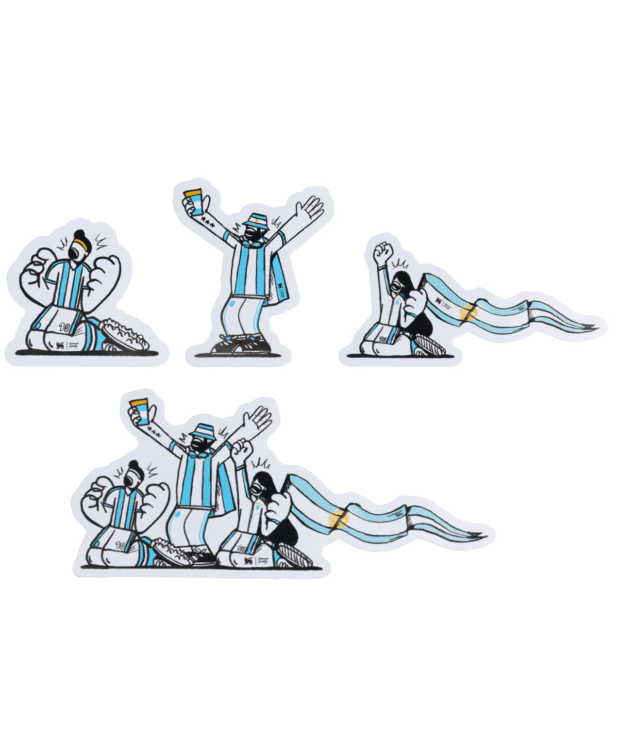 Stanley 1913 x Argentina Fútbol Artist Sticker Pack - Everyday Tumbler Essential
