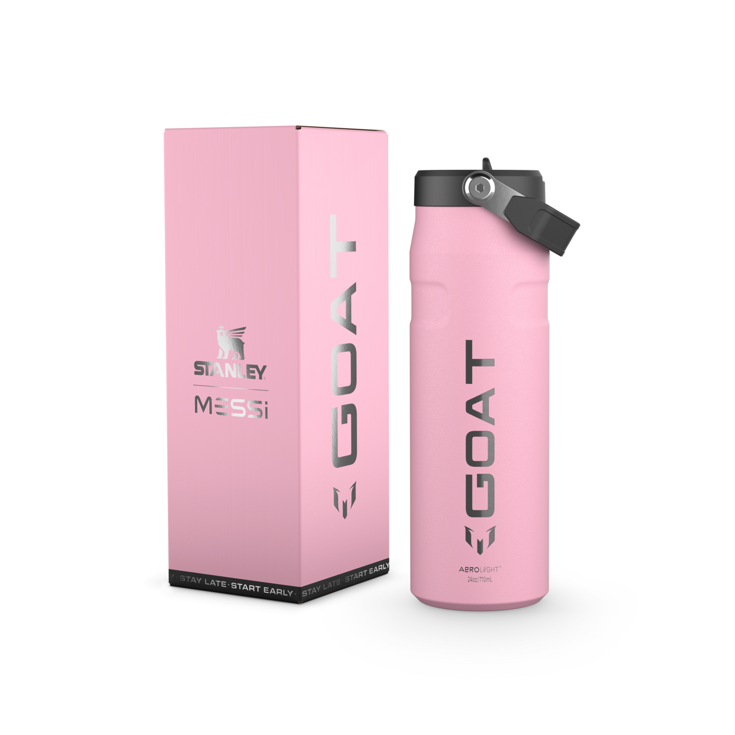 The Messi x Stanley IceFlow™ Flip Straw 2.0 Bottle | 24 OZ - Refill and Repeat