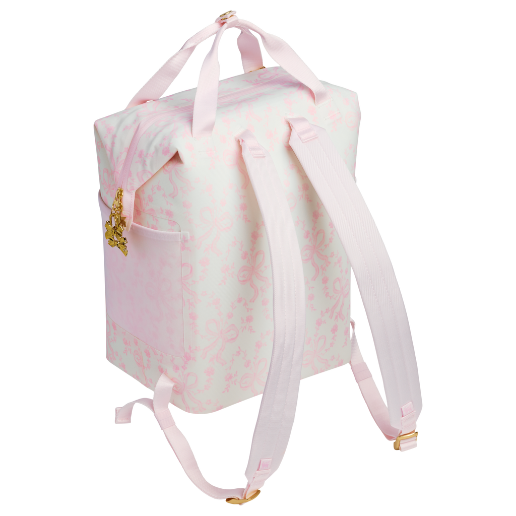 Stanley 1913 x LoveShackFancy Holiday All Day Madeleine Mini Cooler Backpack | 20 Can | 14 QT | 13.2 L - Hydration for Real Life