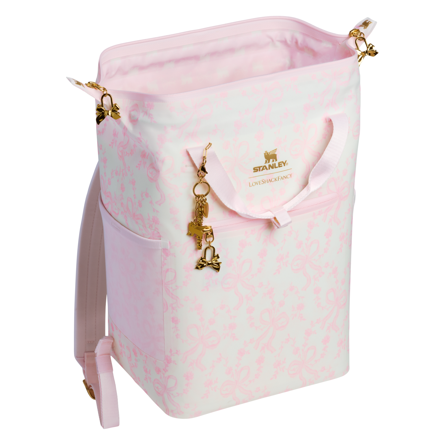 Stanley 1913 x LoveShackFancy Holiday All Day Madeleine Mini Cooler Backpack | 20 Can | 14 QT | 13.2 L - Hydration for Real Life