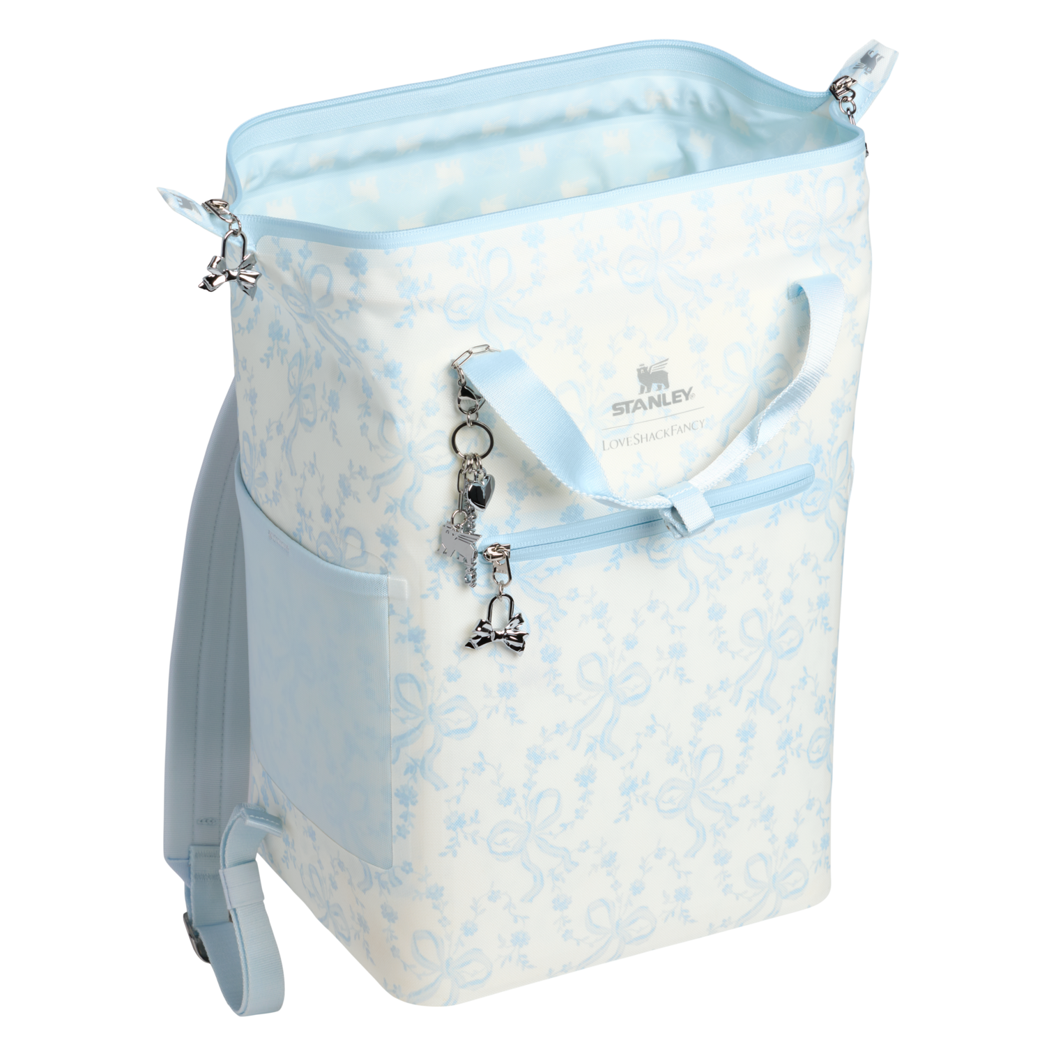 Stanley 1913 x LoveShackFancy Holiday All Day Madeleine Mini Cooler Backpack | 20 Can | 14 QT | 13.2 L - Hydration for Real Life