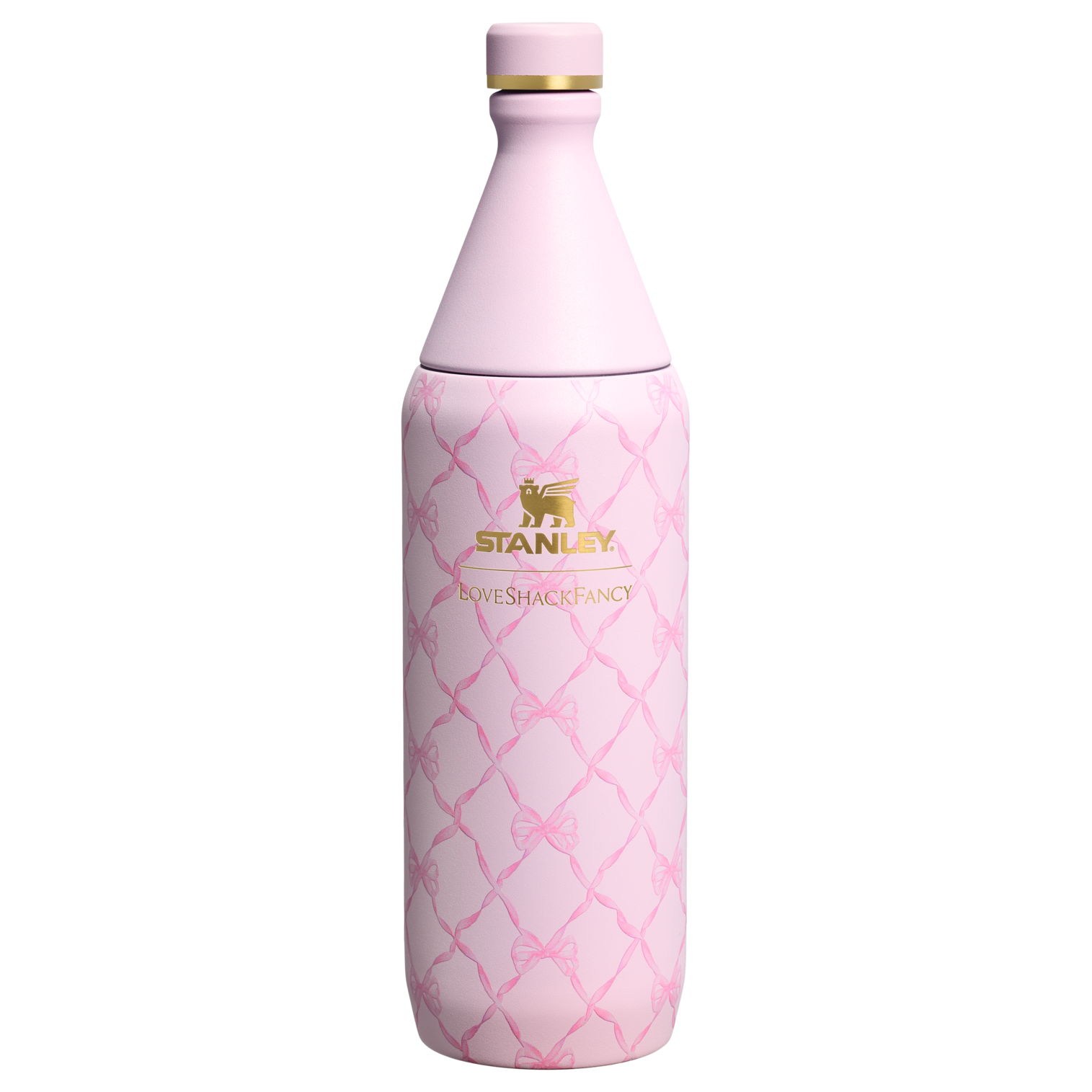 Stanley 1913 x LoveShackFancy Holiday All Day Slim Bottle | 34 OZ - Drink Anywhere