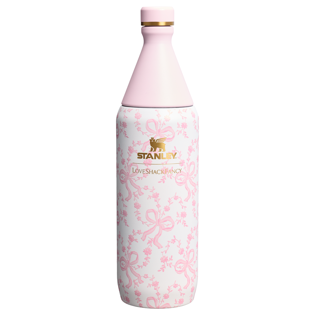 Stanley 1913 x LoveShackFancy Holiday All Day Slim Bottle | 34 OZ - Drink Anywhere