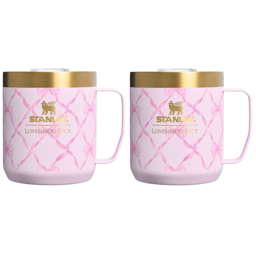 Stanley 1913 x LoveShackFancy Holiday Everyday Camp Mug Set | 12 OZ - Everyday Water Routine