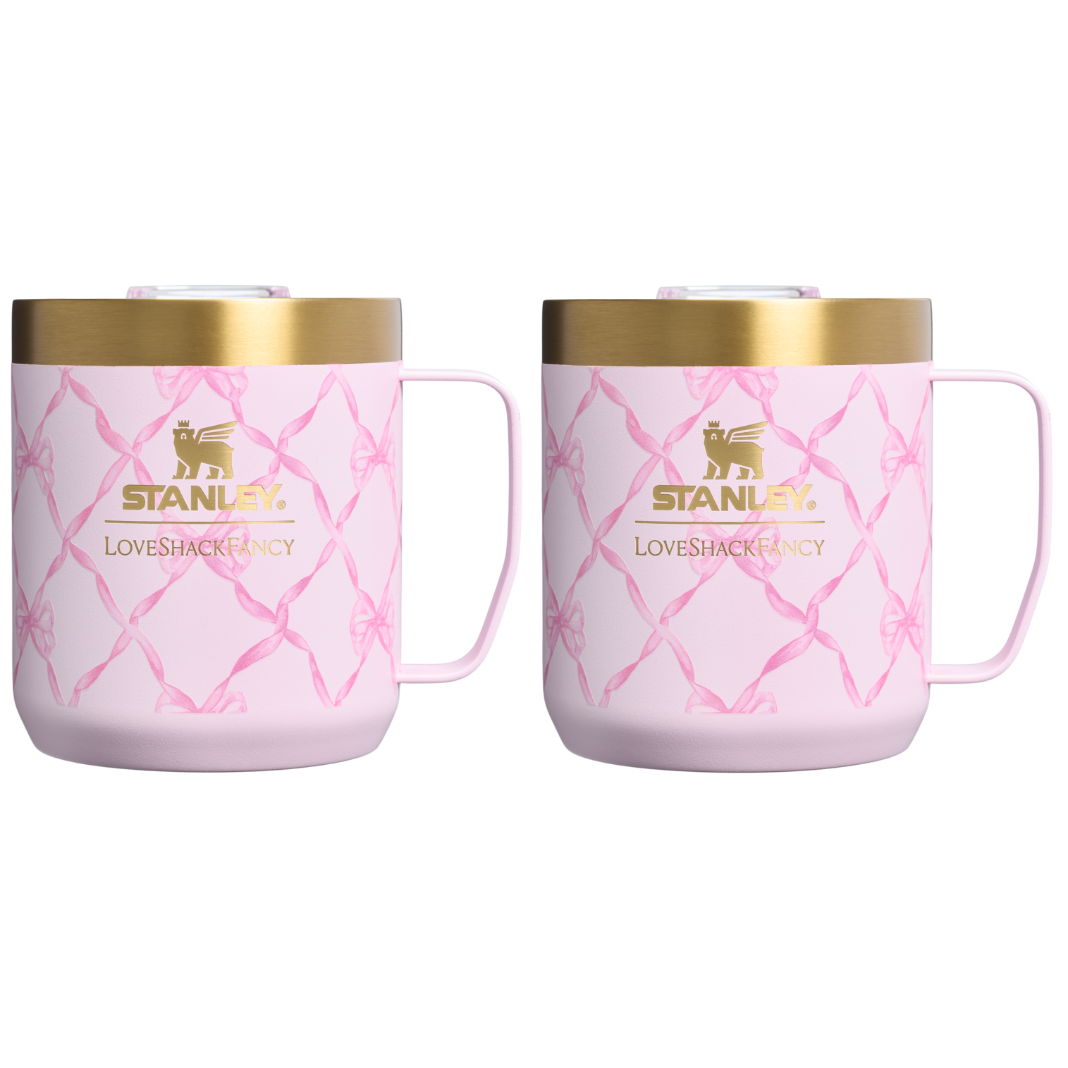 Stanley 1913 x LoveShackFancy Holiday Everyday Camp Mug Set | 12 OZ - Everyday Water Routine