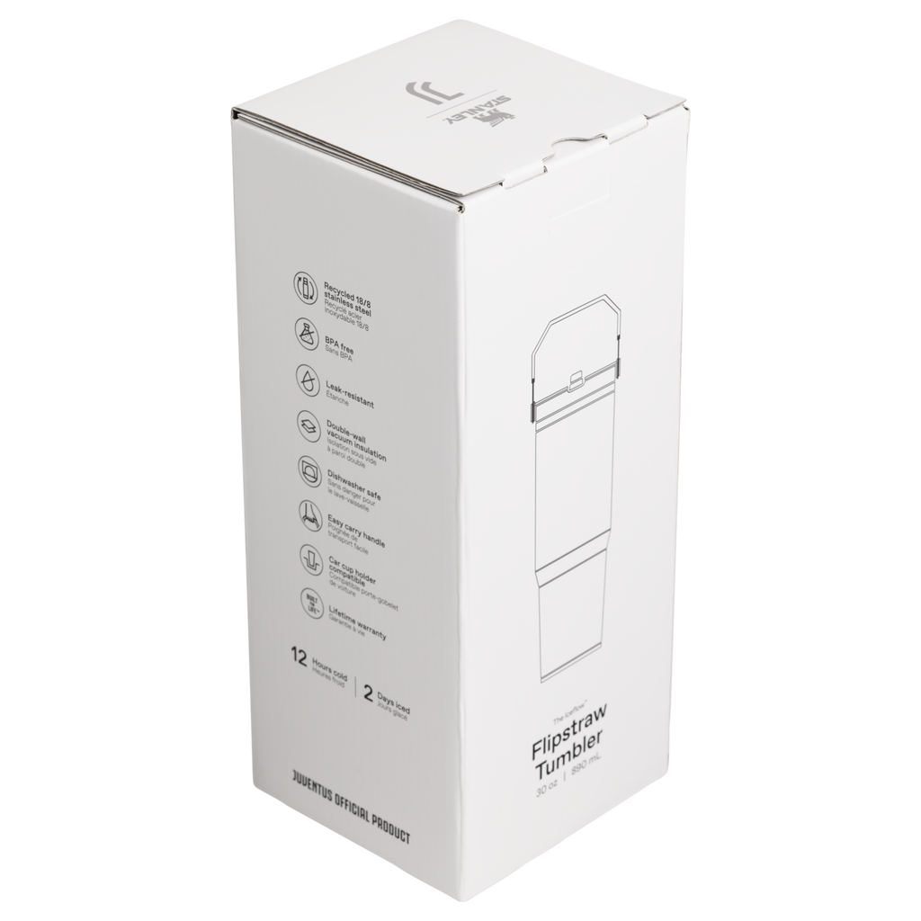 Stanley 1913 x Juventus The IceFlow™ Flip Straw 2.0 Tumbler | 30 OZ - Drinkware Essentials