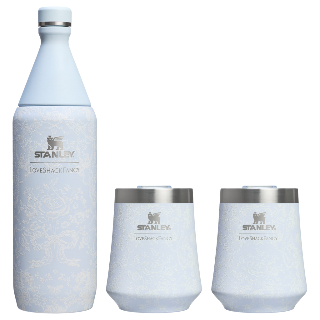 Stanley 1913 x LoveShackFancy Holiday Reserve All Day Wine Set | 34 OZ | 11 OZ - Daily Cup Energy