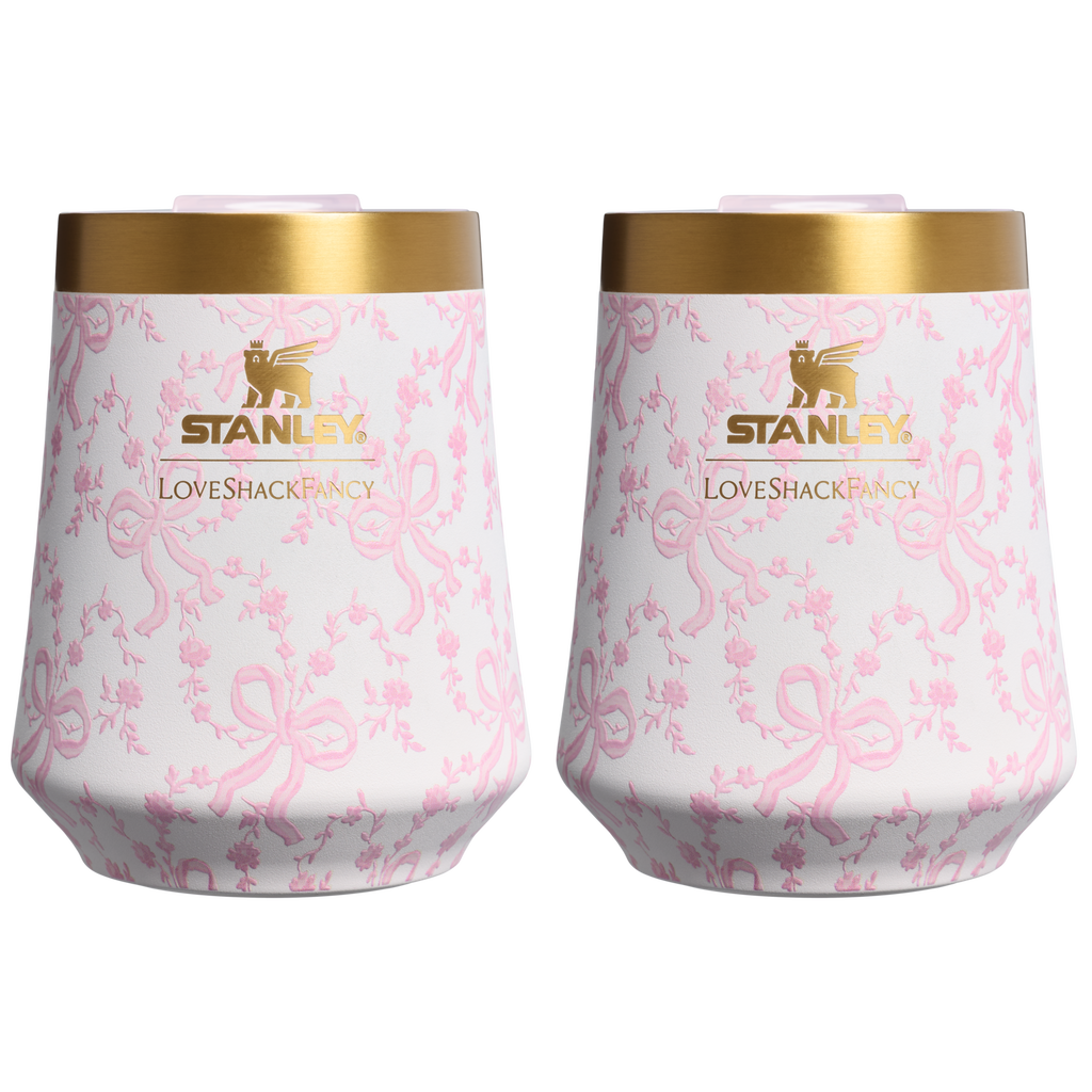 Stanley 1913 x LoveShackFancy Holiday The Reserve Wine Tumbler Set | 11 OZ (2-pack) - Refill Your Way