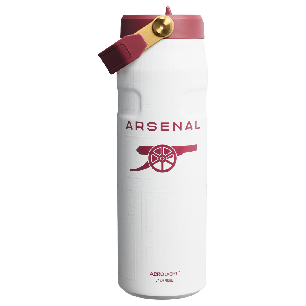 Stanley 1913 x Arsenal IceFlow™ Bottle Flip Straw 2.0 | 24 OZ - Stanley for Everyday