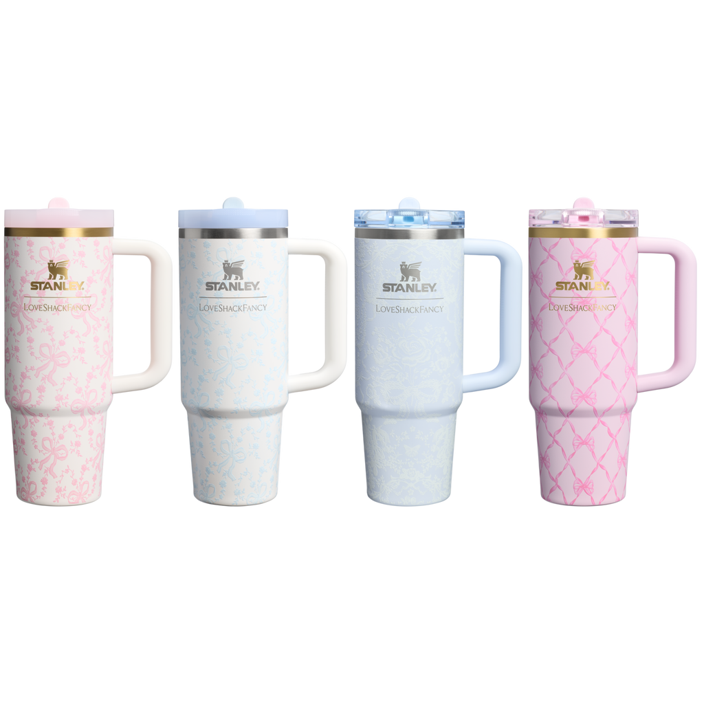 Stanley 1913 x LoveShackFancy Holiday The Quencher ProTour Set 4-pack | 30 OZ - Ready for Errands