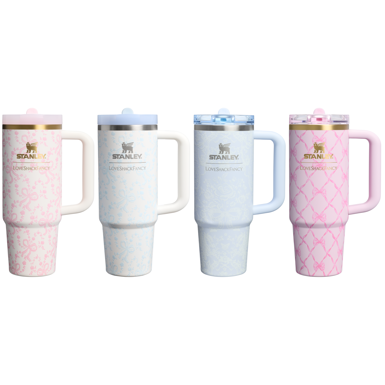Stanley 1913 x LoveShackFancy Holiday The Quencher ProTour Set 4-pack | 30 OZ - Ready for Errands