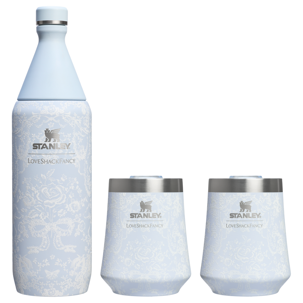 Stanley 1913 x LoveShackFancy Holiday Reserve All Day Wine Set | 34 OZ | 11 OZ - Daily Cup Energy