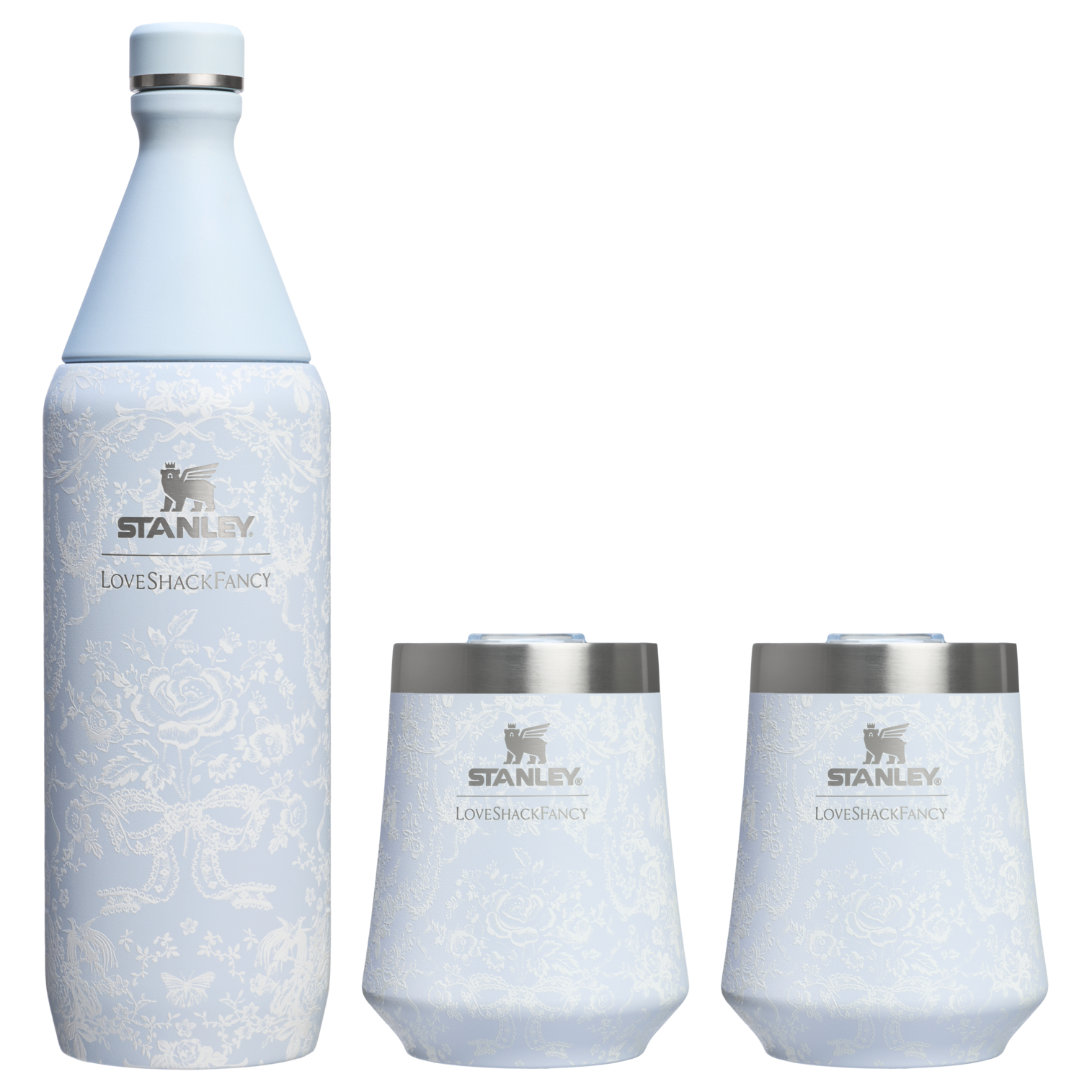 Stanley 1913 x LoveShackFancy Holiday Reserve All Day Wine Set | 34 OZ | 11 OZ - Daily Cup Energy